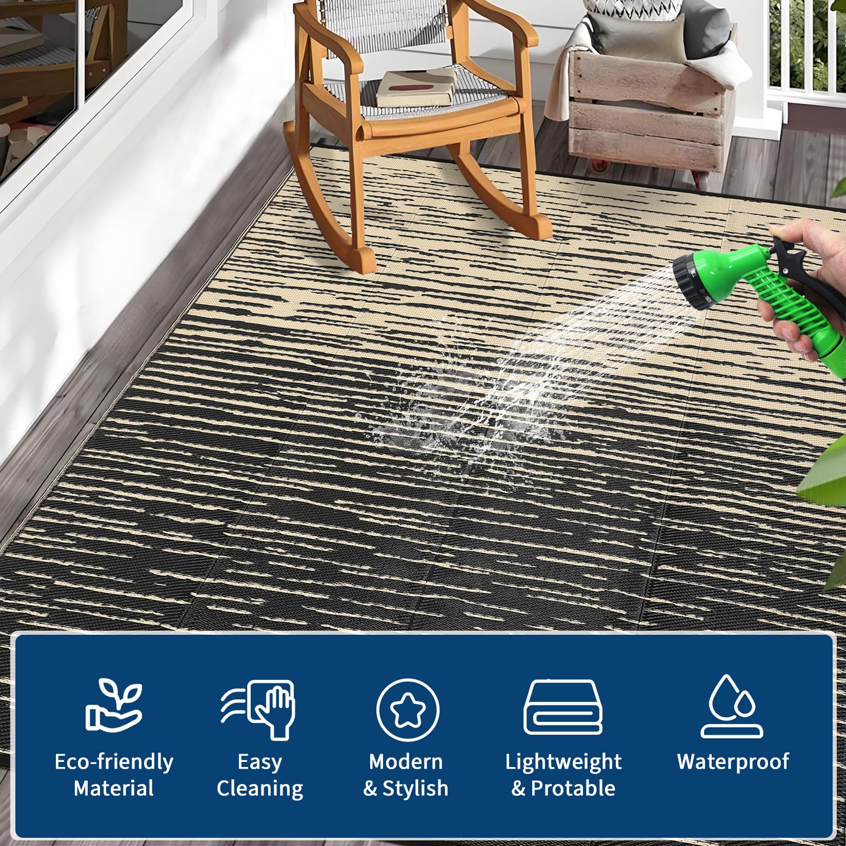 Garvee superficie repelente al agua con gotas mostrando secado rápido y protección