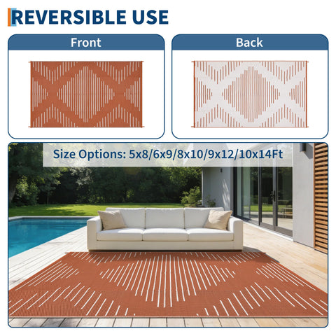Garvee lado blanco reversible mostrando aspecto limpio para exteriores