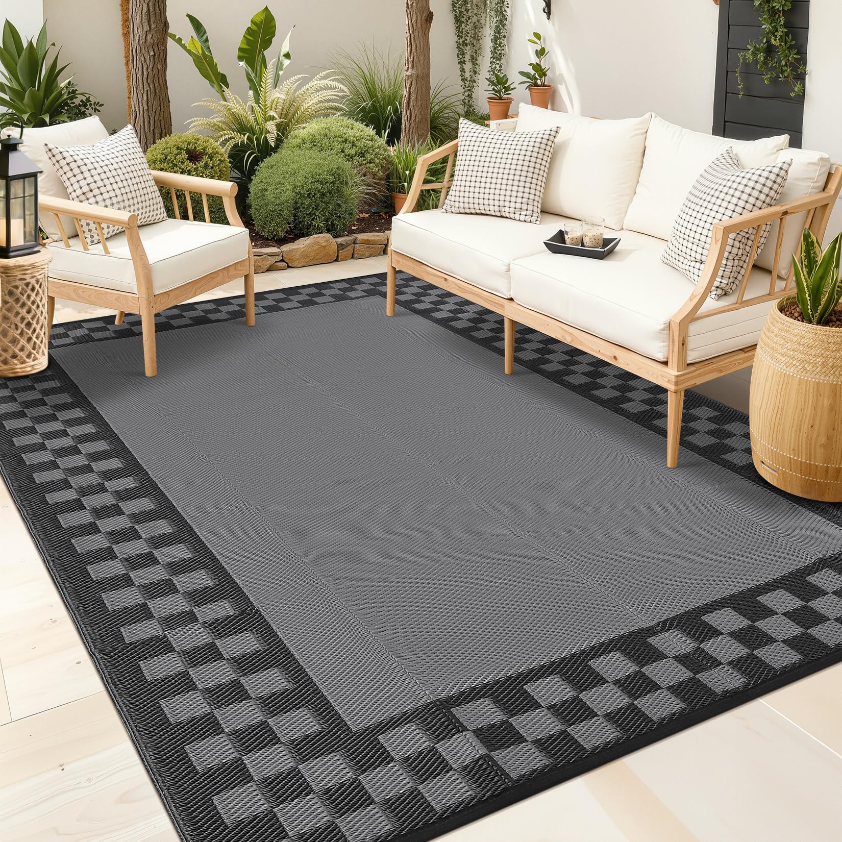Garvee ambos lados reversibles mostrando dos patrones para variar estilo