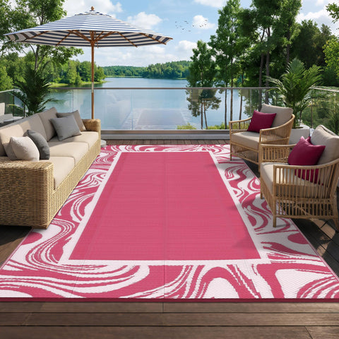 Garvee lado reversible rosa ideal para ambientes vibrantes y prácticos