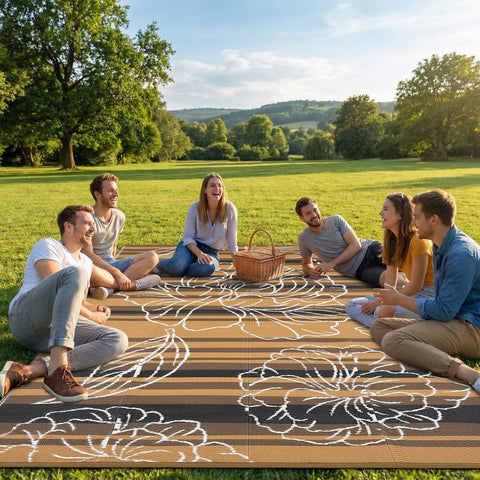 Garvee alfombra plegada fácil transporte ideal para camping y viajes
