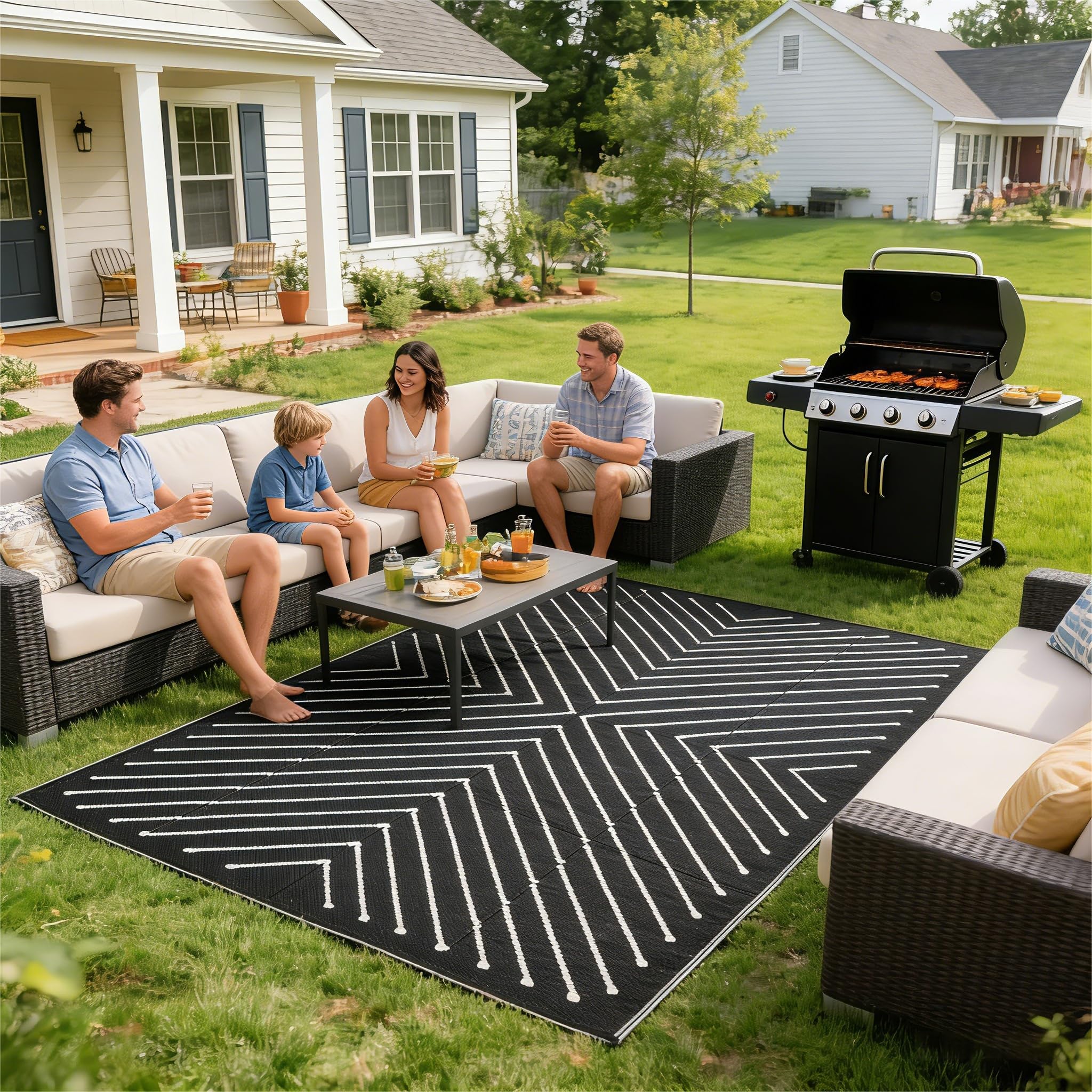Garvee primer plano tejido polipropileno durable y fácil limpieza