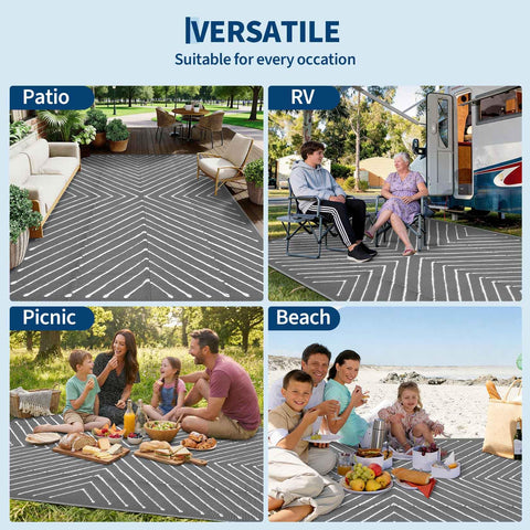 Garvee alfombra doblada y portátil para transporte cómodo en viajes