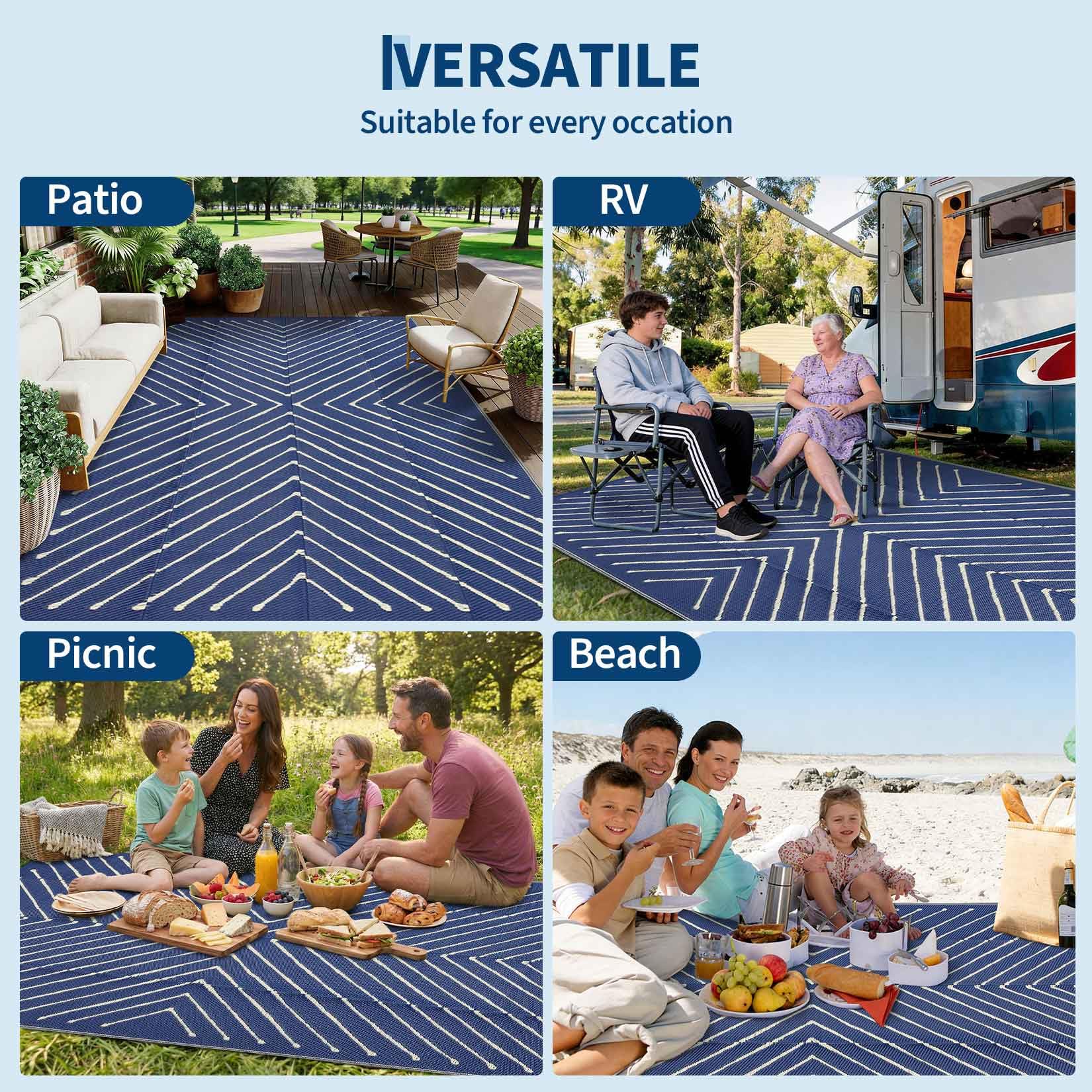 Garvee alfombra bajo chorro de agua mostrando limpieza fácil