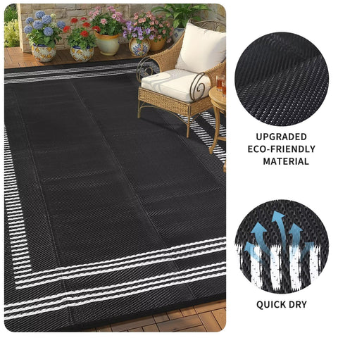 Garvee lados reversibles mostrando dos estilos en una sola alfombra