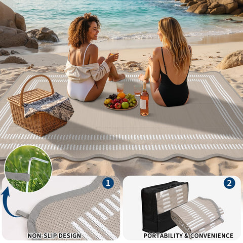 Garvee textura de paja plástica resistente al agua y fácil limpieza