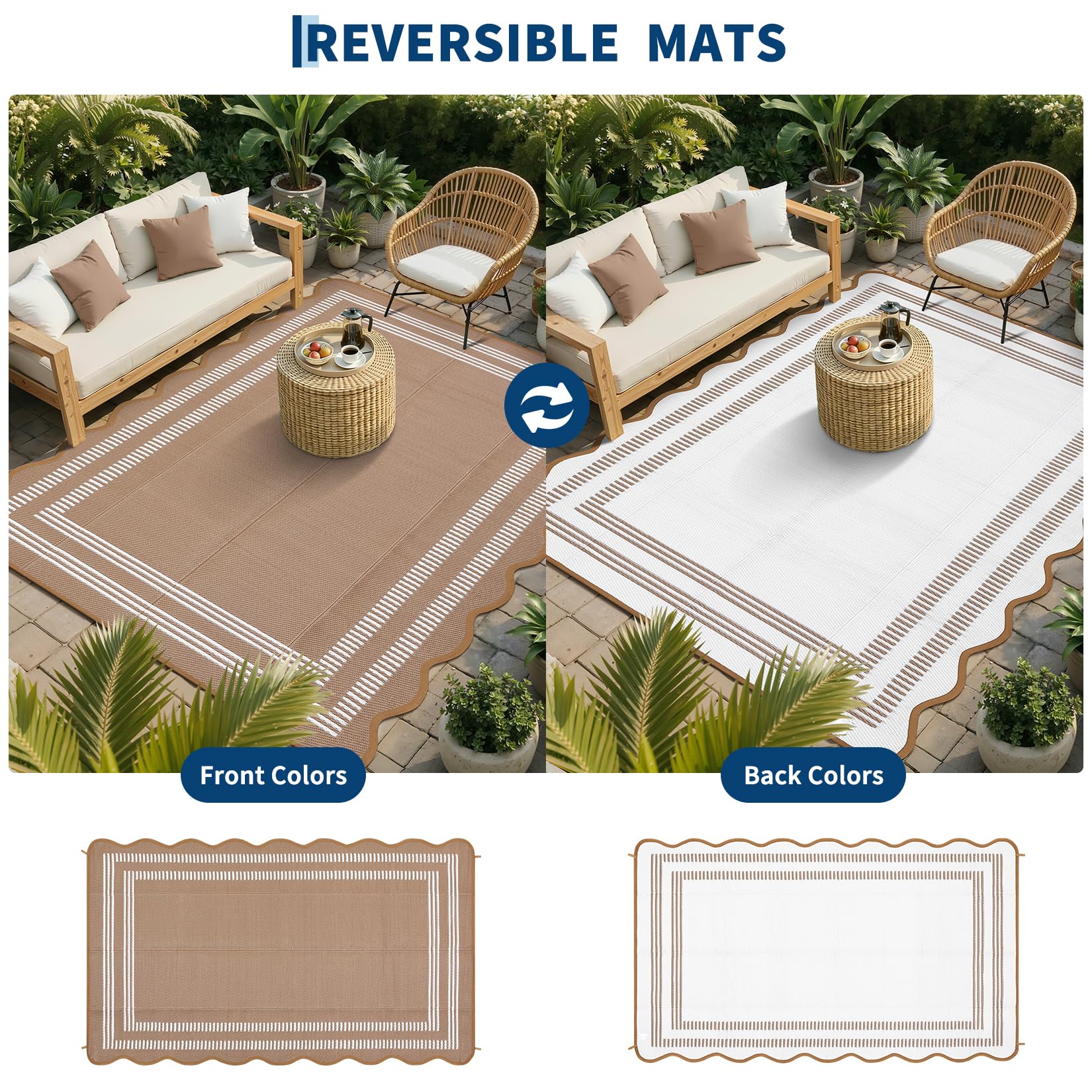 Garvee detalle de textura de paja plástica que facilita limpieza