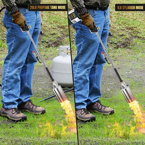 GasBRUH detalle de boquilla resistente destacando potencia de llama