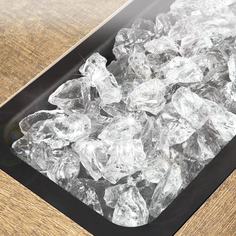 GASPRO textura cercana del vidrio ice clear que realza destellos