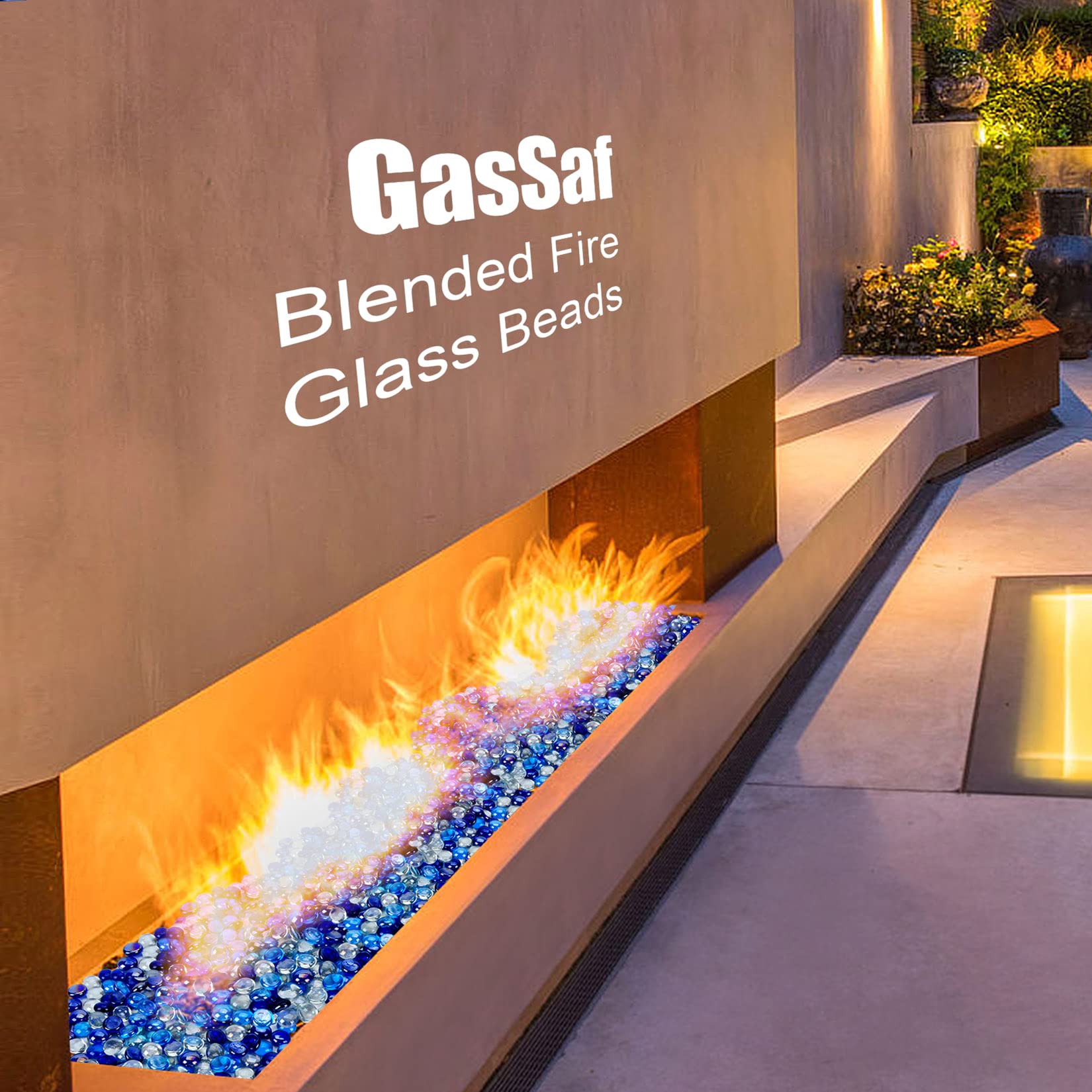 GasSaf enfoque Caribbean Blue mostrando color consistente y brillo