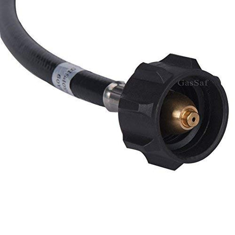GasSaf comparación tamaño con tanque de 20 lb para escala visual