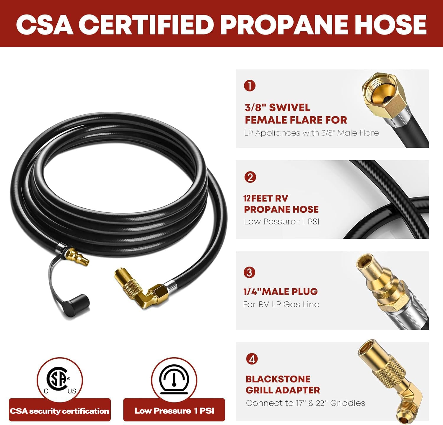 GasXpert primeros planos de accesorios de latón que garantizan estanqueidad