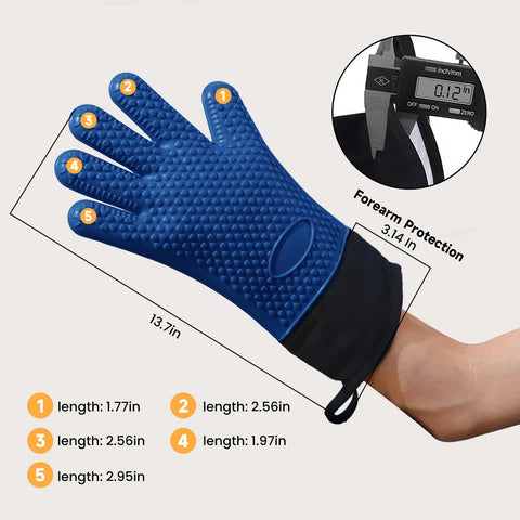 GEEKHOM guantes en caja listo como regalo práctico para aficionados a la parrilla