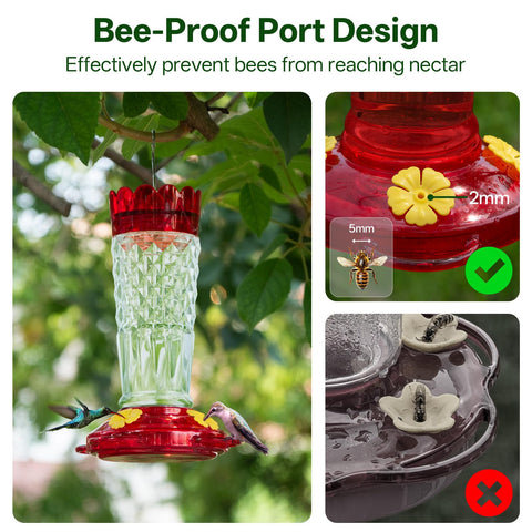 GelinRedcap primer plano puerto de 2 mm impide acceso de abejas