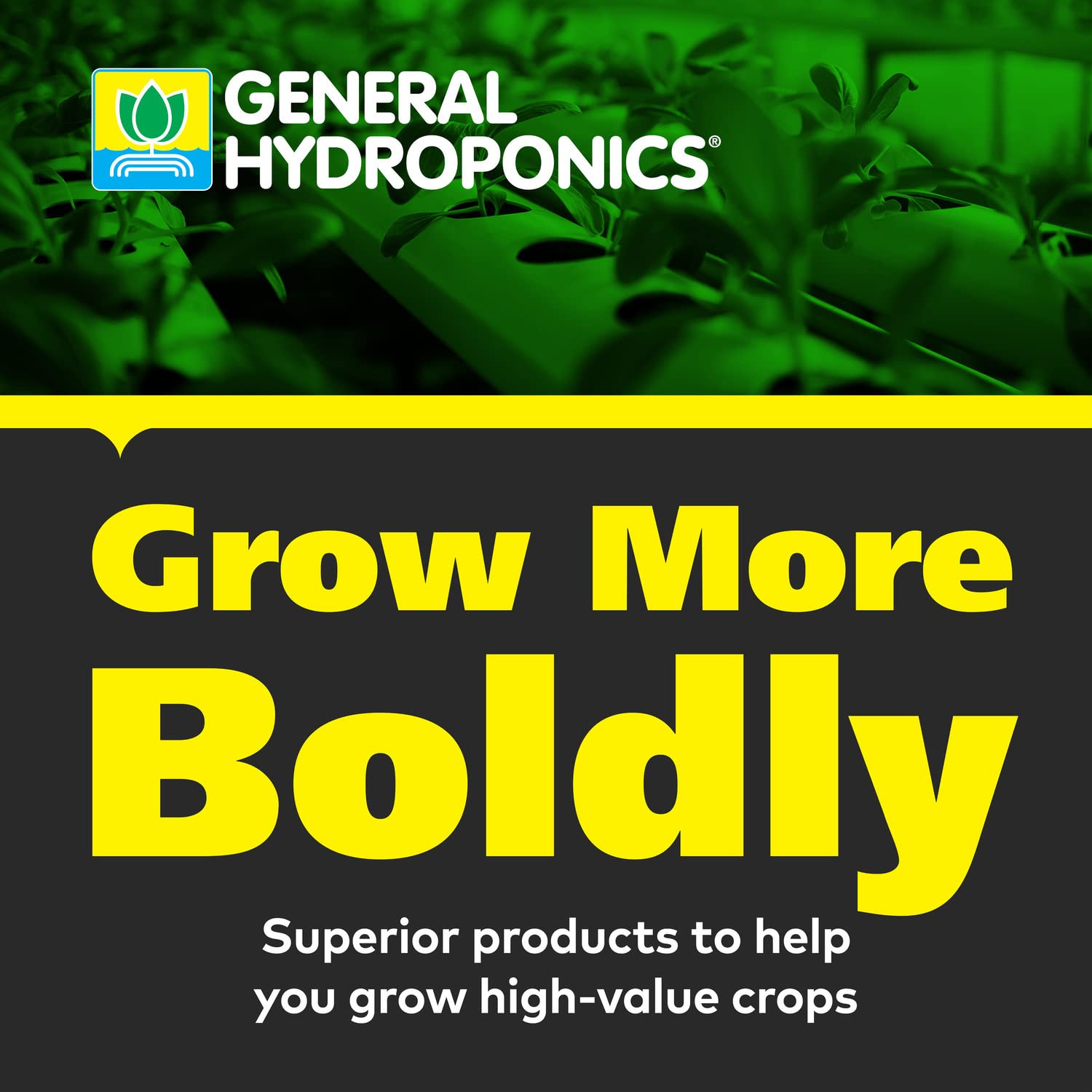 General Hydroponics medición de EC/ppm junto al producto para ajuste exacto