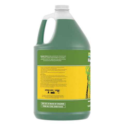 General Hydroponics floragro comparación de tamaño de 1 galón para referencia visual
