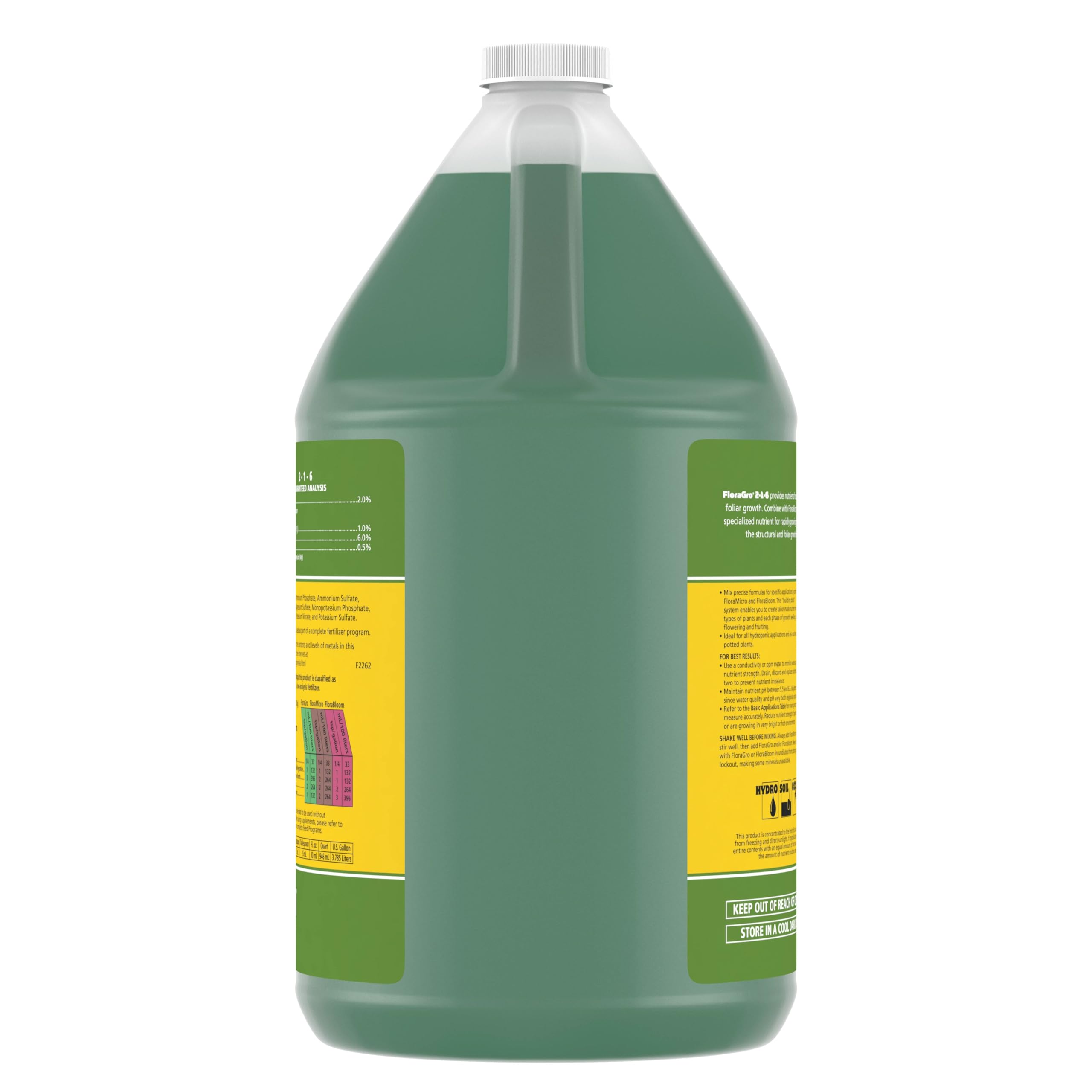 General Hydroponics floragro aplicado en sistema hidropónico demostrando eficacia