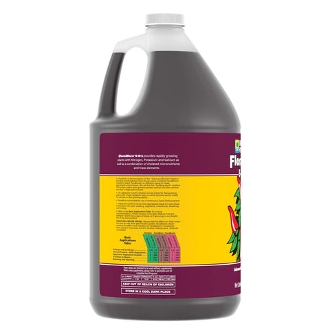 General Hydroponics FloraMicro añadida a depósito hidropónico mostrando facilidad de uso