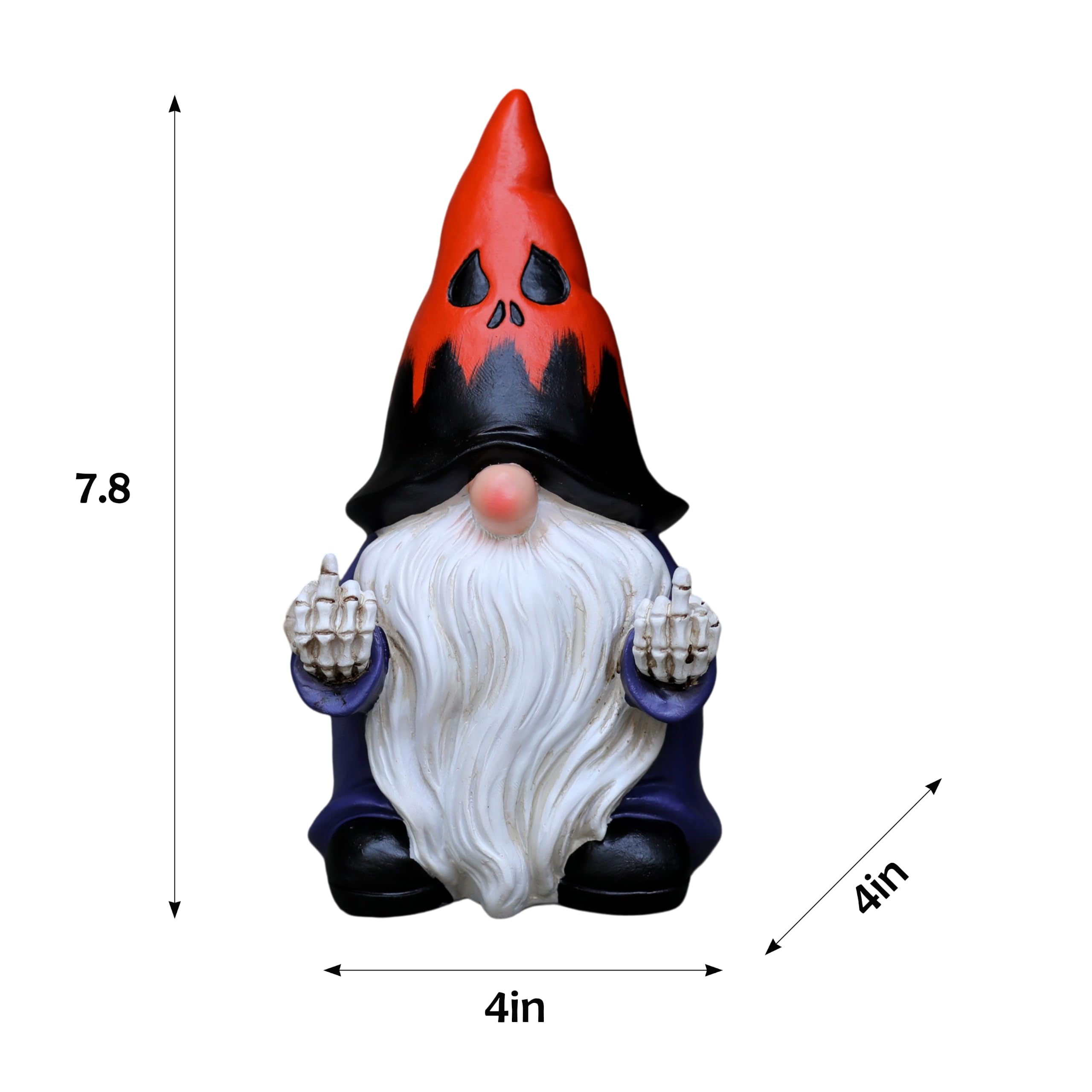 Generic gnomo primer plano del gorro con cara fantasma, Generic añade misterio visual