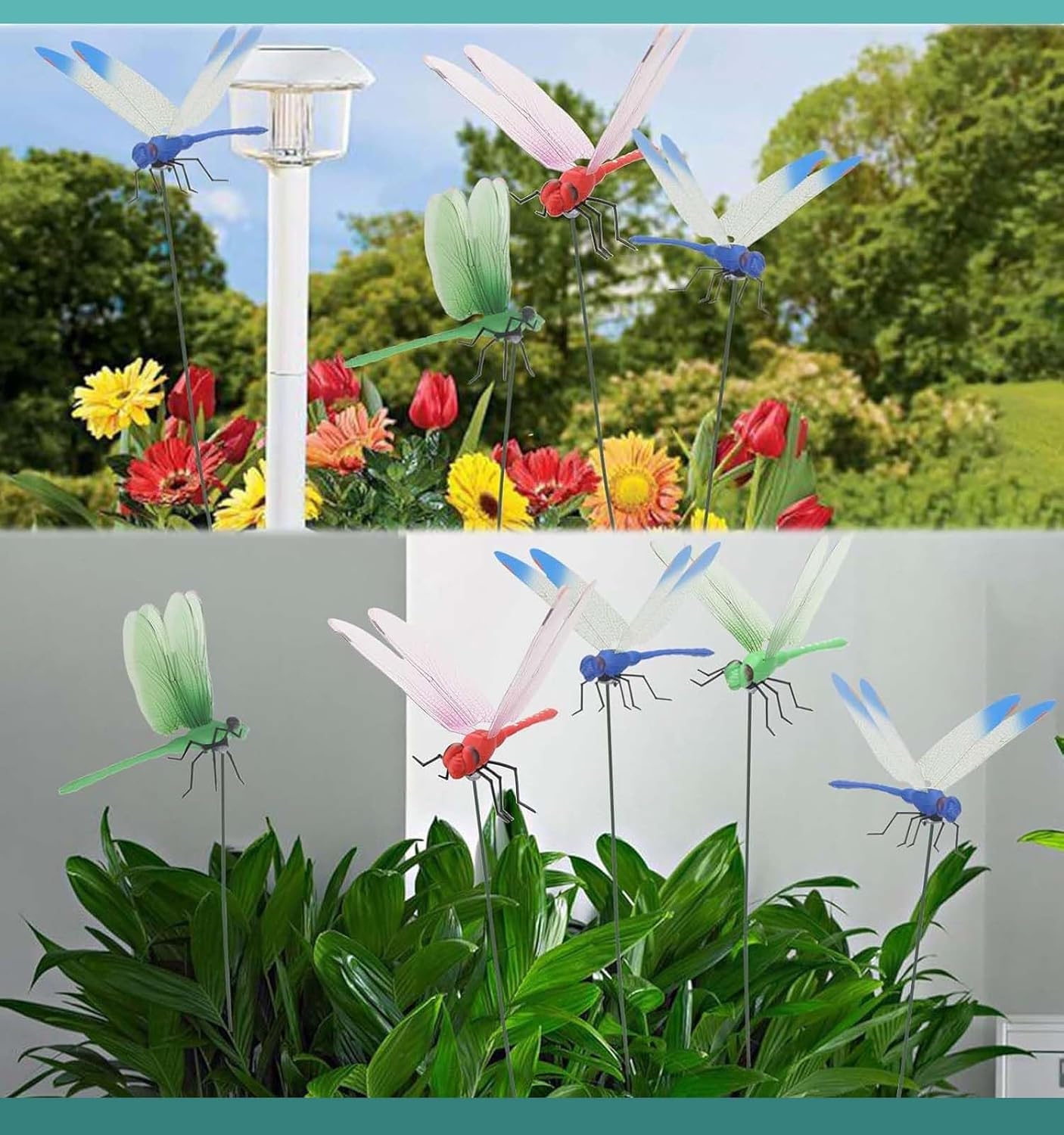 Generic libélula decoración balcón crea ambiente y realza plantas