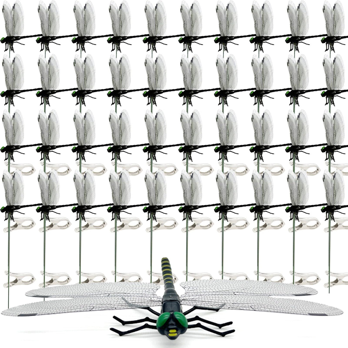 Generic libélula frontal mostrando el conjunto, ideal para decorar exteriores
