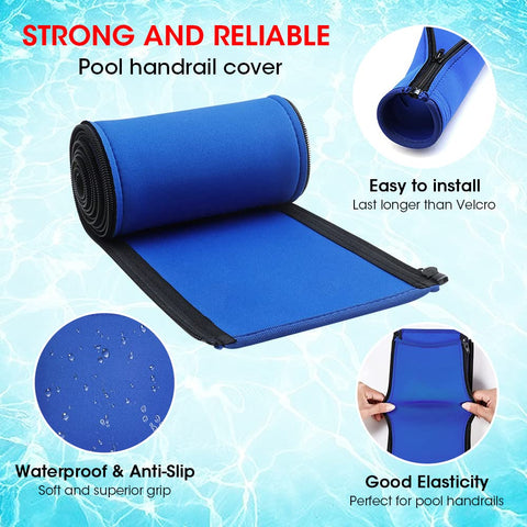 Generic mano sujetando barandal con cubierta para agarre más seguro