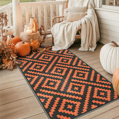 GENIMO alfombra junto a zapatillas para escala, tamaño 3'x5' claro y práctico