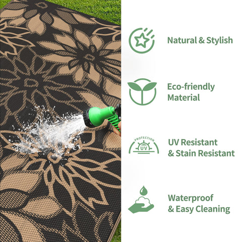 GENIMO alfombra en camper, superficie impermeable para viajes