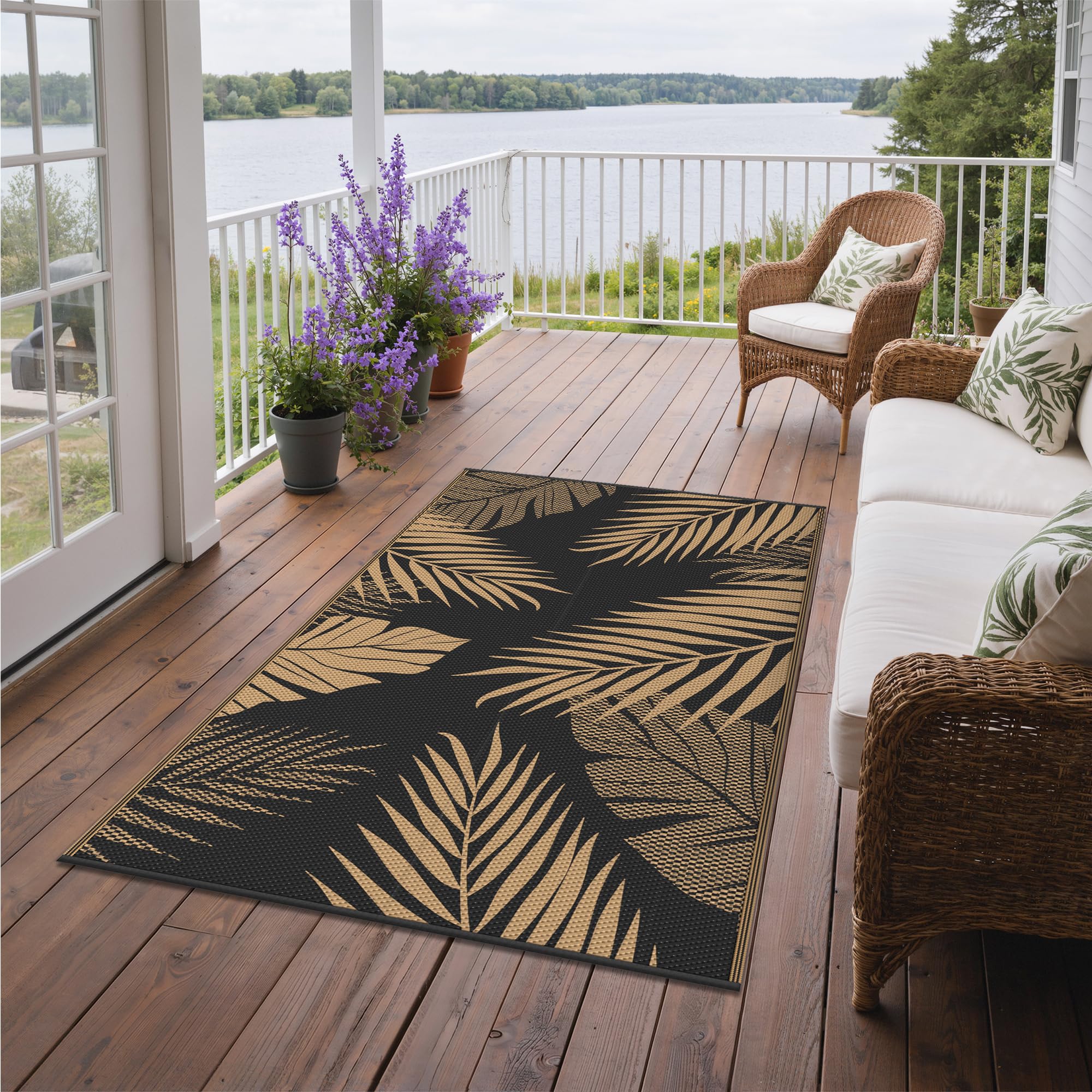 GENIMO alfombra en camping superficie cómoda y seca para actividades