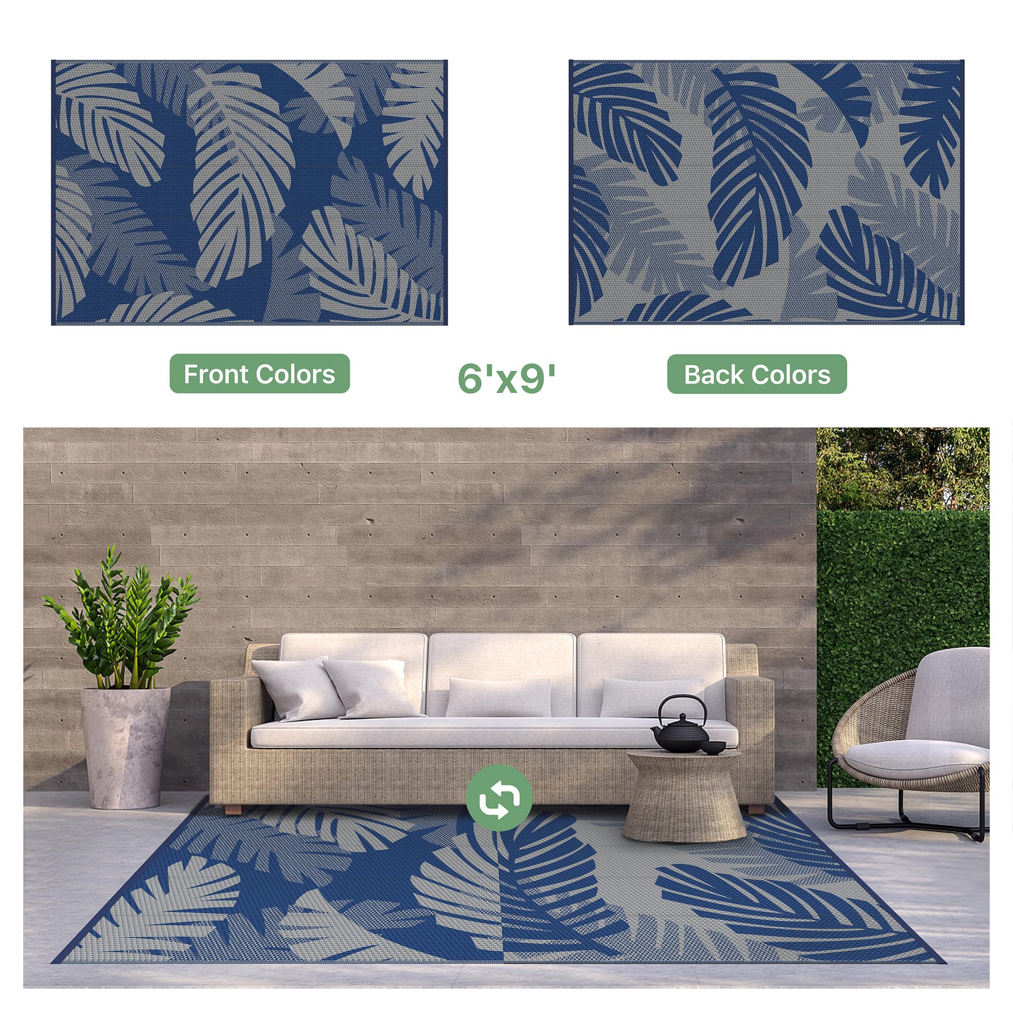 GENIMO alfombra junto a mobiliario para comparar tamaño y proporción