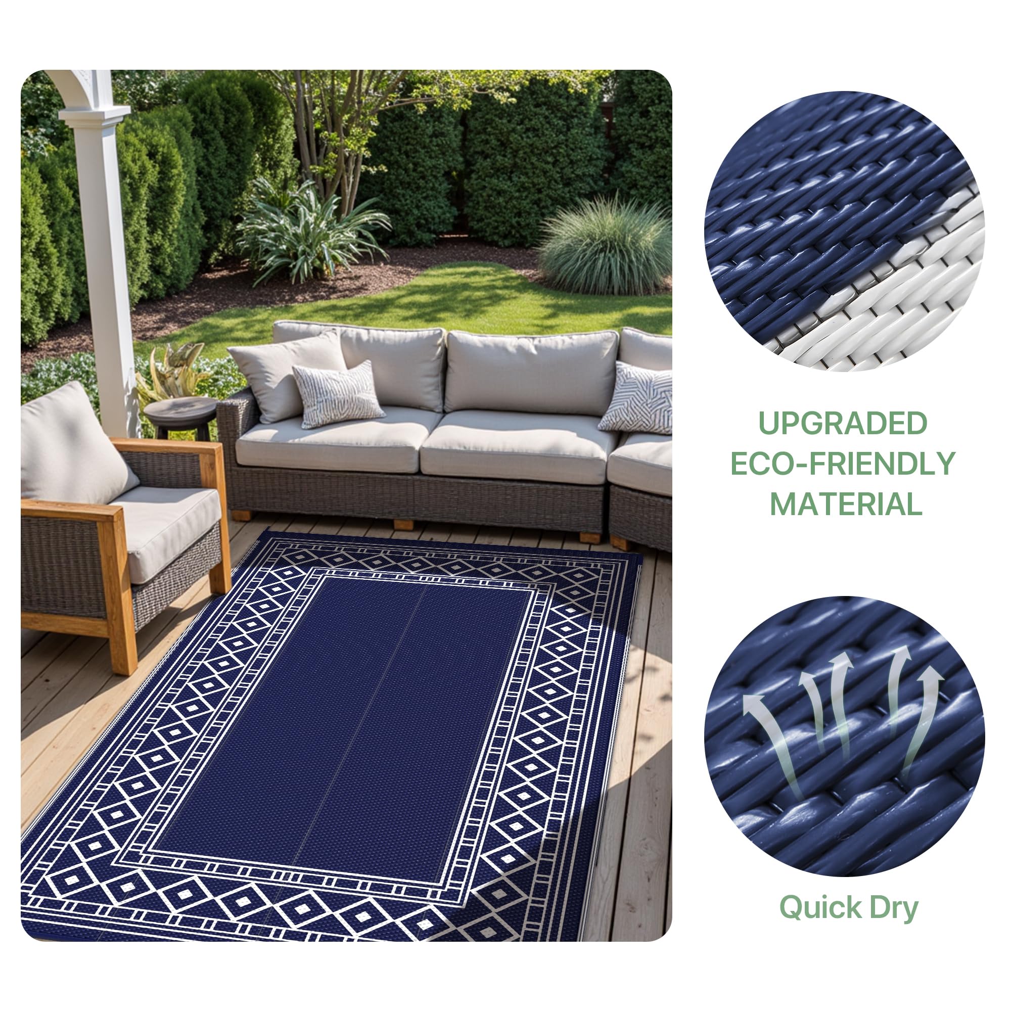 GENIMO alfombra junto a muebles para mostrar escala y proporción