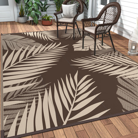 GENIMO alfombra frontal 5x8 café beige, aspecto elegante y resistente