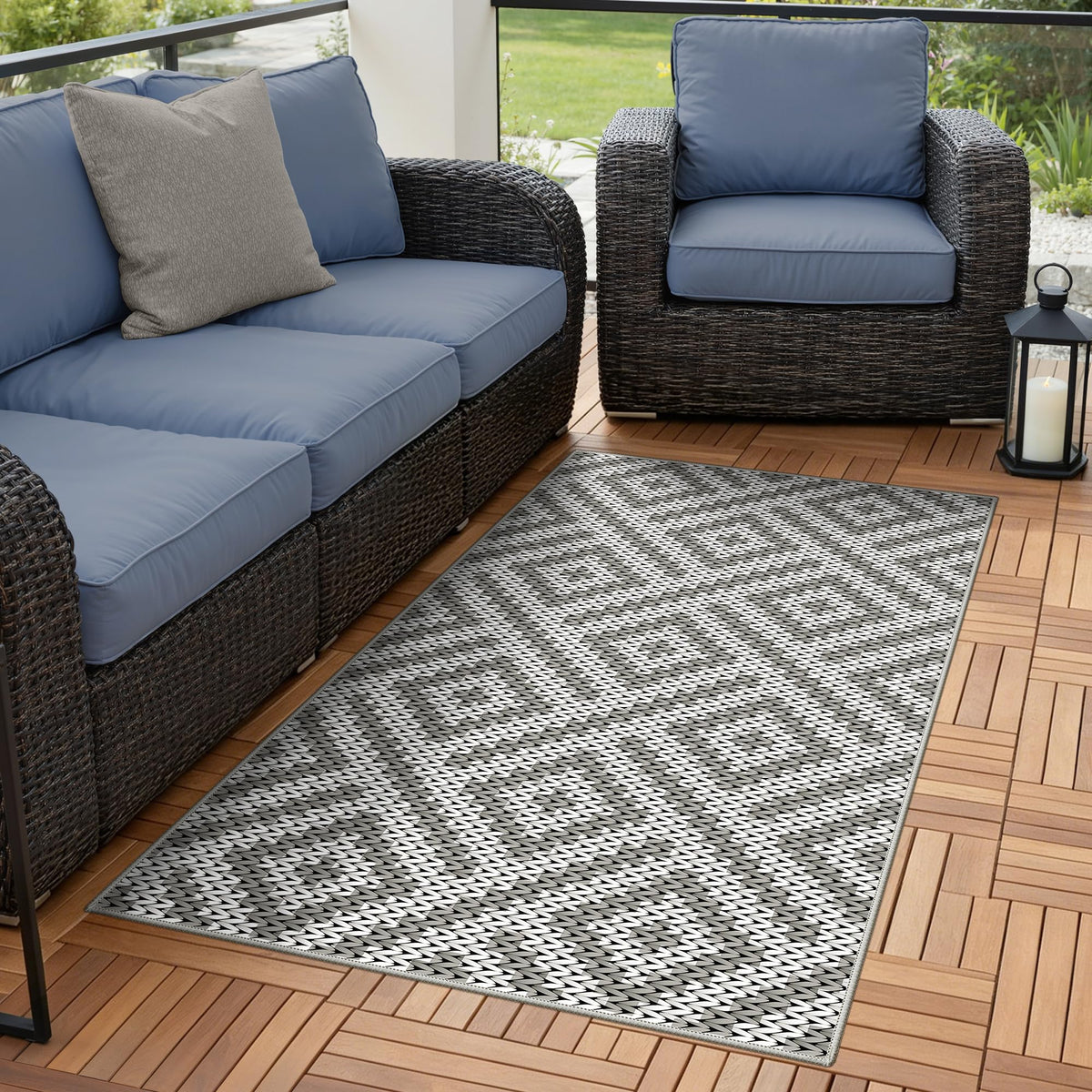 GENIMO vista frontal 3'x5' aporta estilo y protección