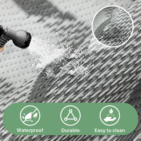 GENIMO alfombra plegada dentro de bolsa de transporte, portátil para viajes