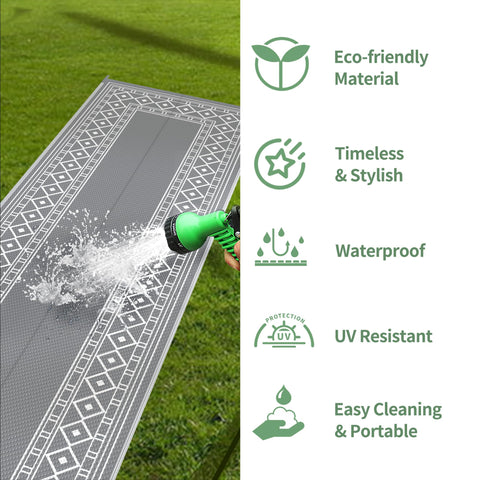GENIMO alfombra plegada ocupando poco espacio ideal para llevar de camping