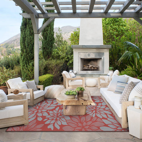 GENIMO alfombra reversible en ambiente interior-exterior que aporta versatilidad
