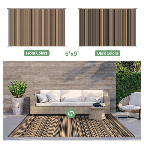 GENIMO colocada en patio con muebles, embellece y protege espacio