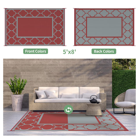 GENIMO alfombra extendida en playa, protección y confort portátil