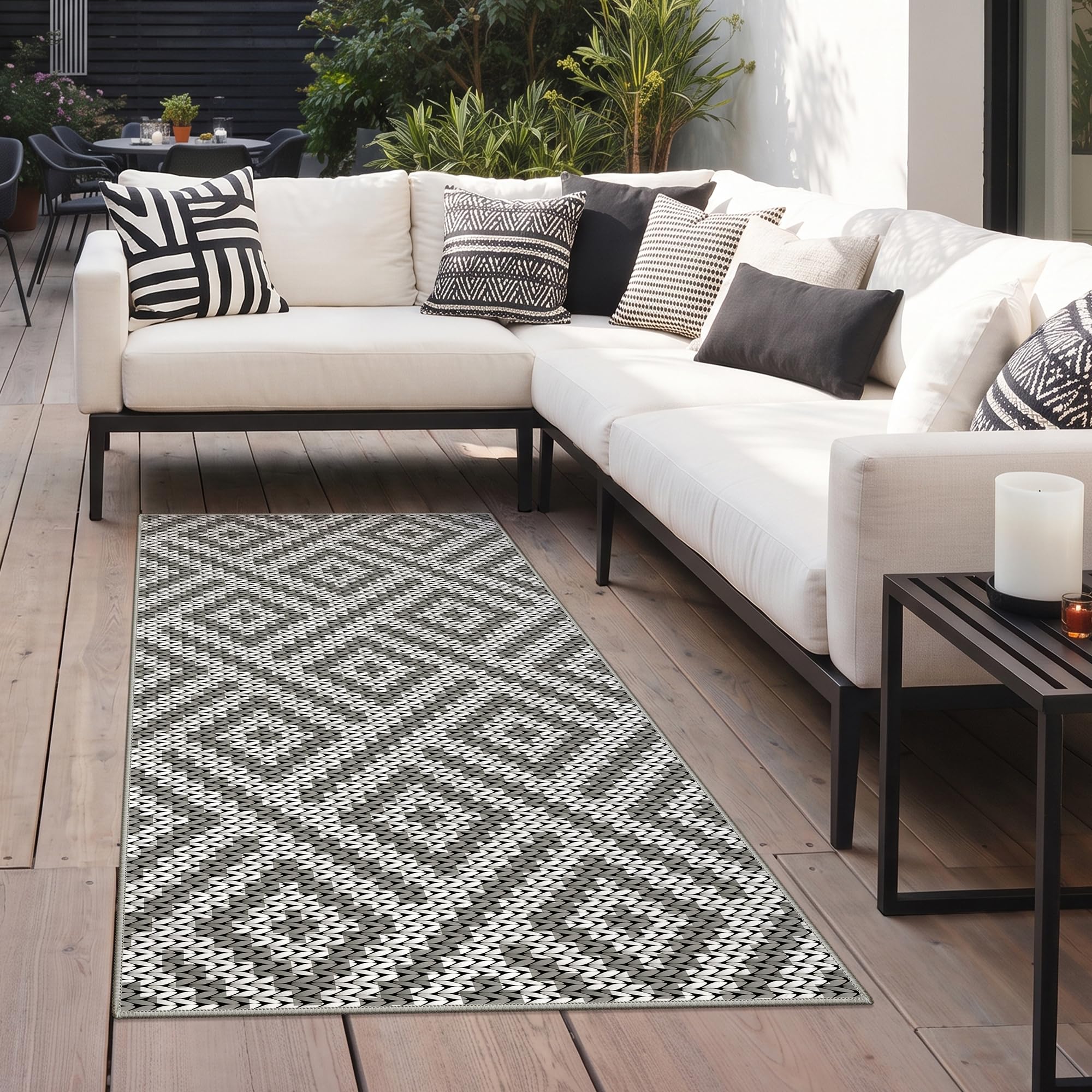GENIMO alfombra en porche crea zona acogedora exterior