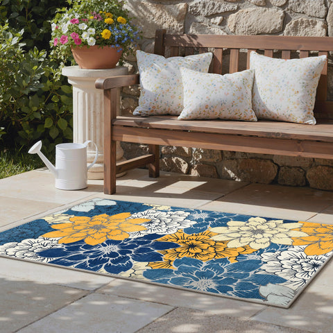 GENIMO alfombra en balcón estilizado que realza la decoración