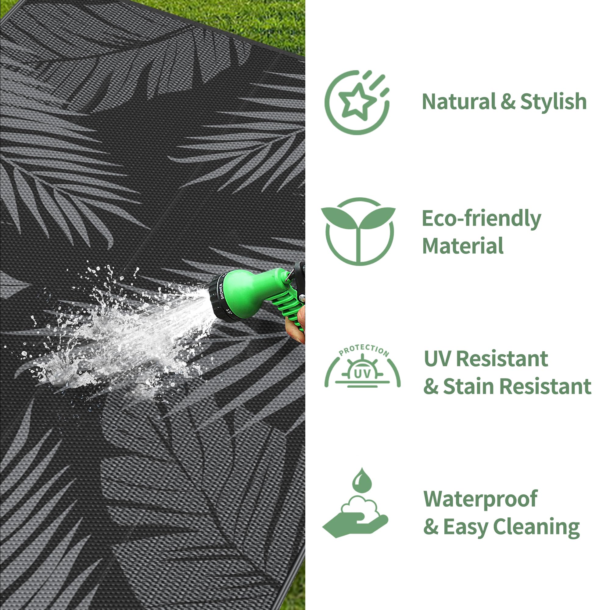GENIMO detalle del borde termosellado que evita deshilachado y prolonga vida útil