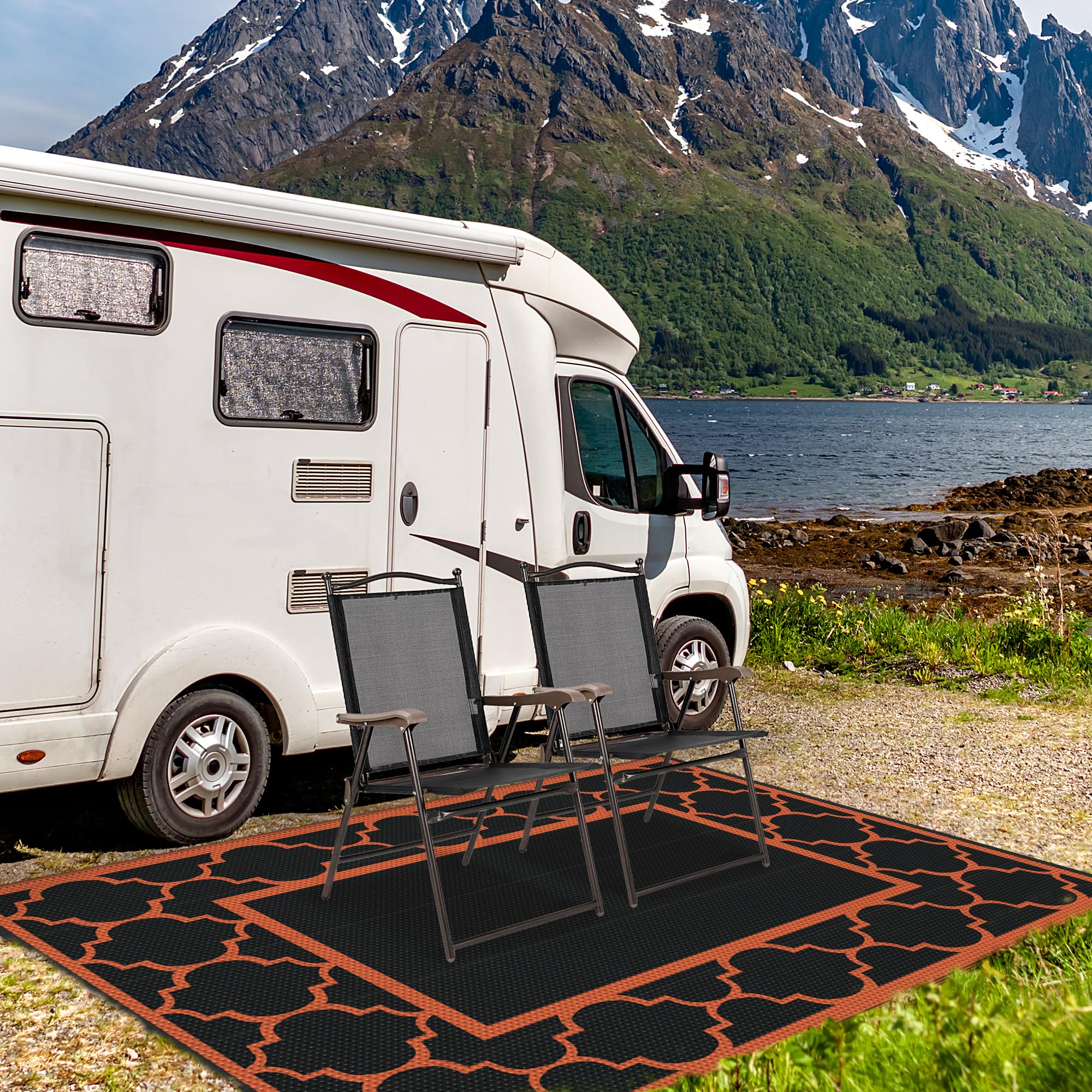GENIMO alfombra 6x9 con referencia de tamaño muestra cobertura práctica