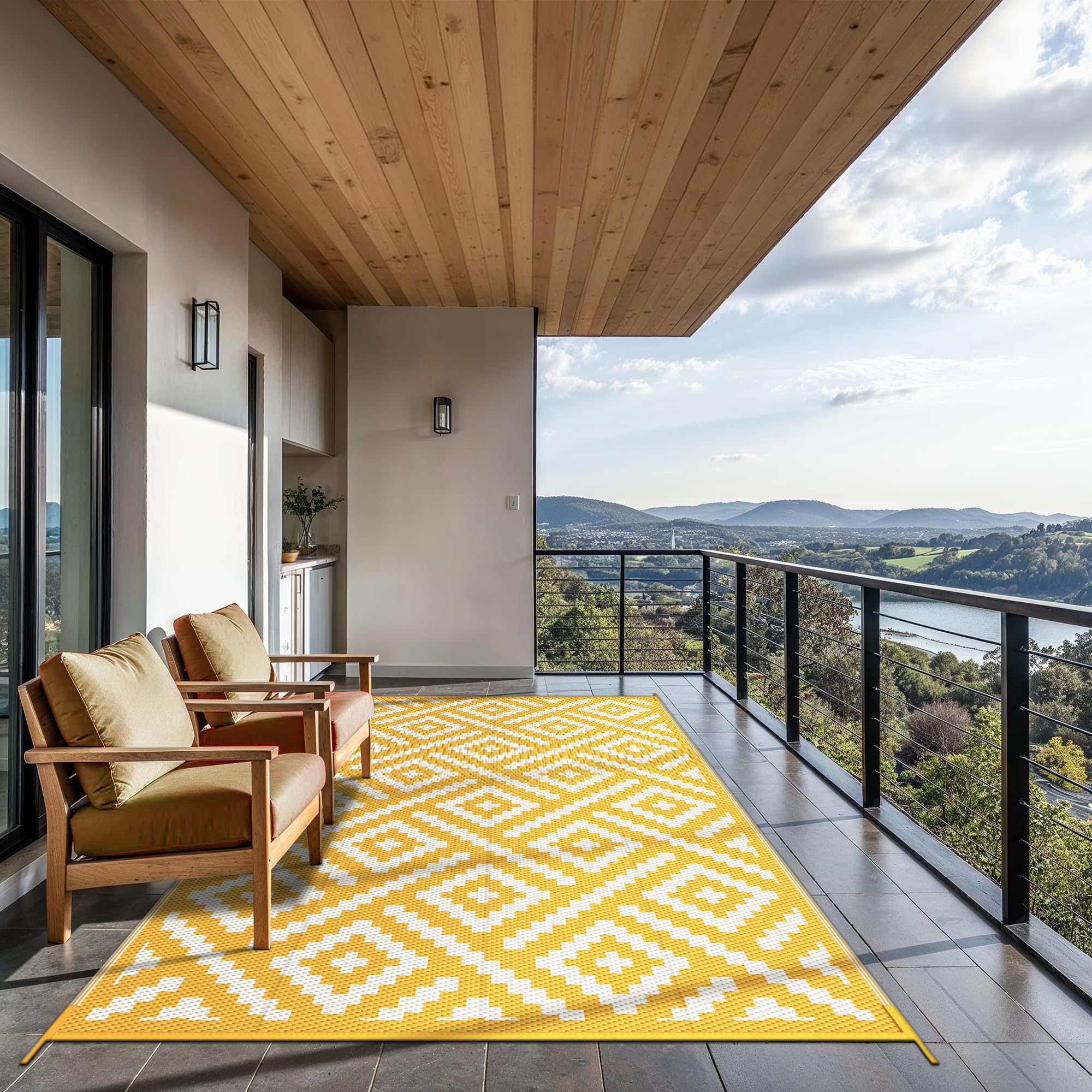 GENIMO comparación de tamaño junto a muebles para referencia práctica