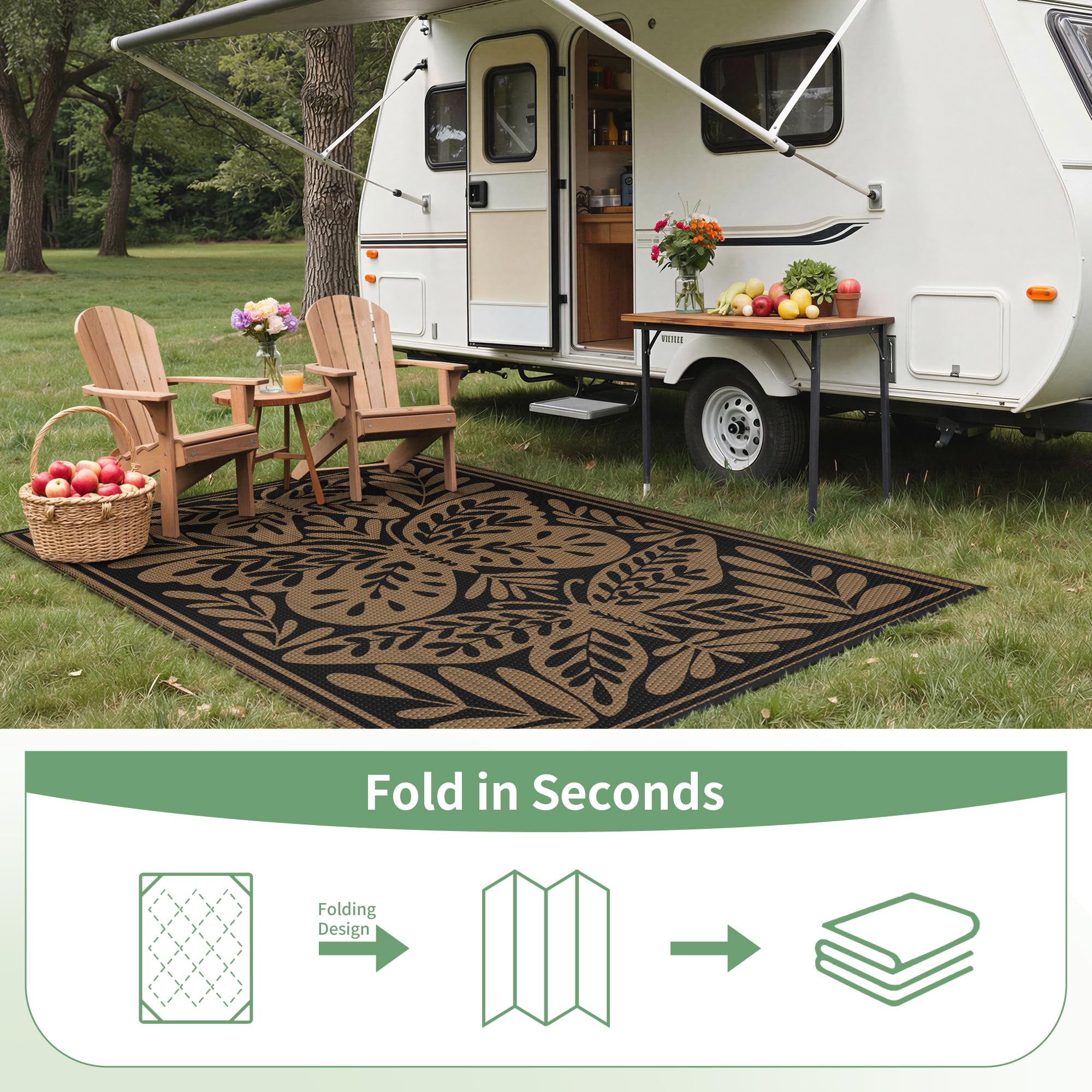 GENIMO comparativa de tamaño 5'x8', superficie amplia para muebles