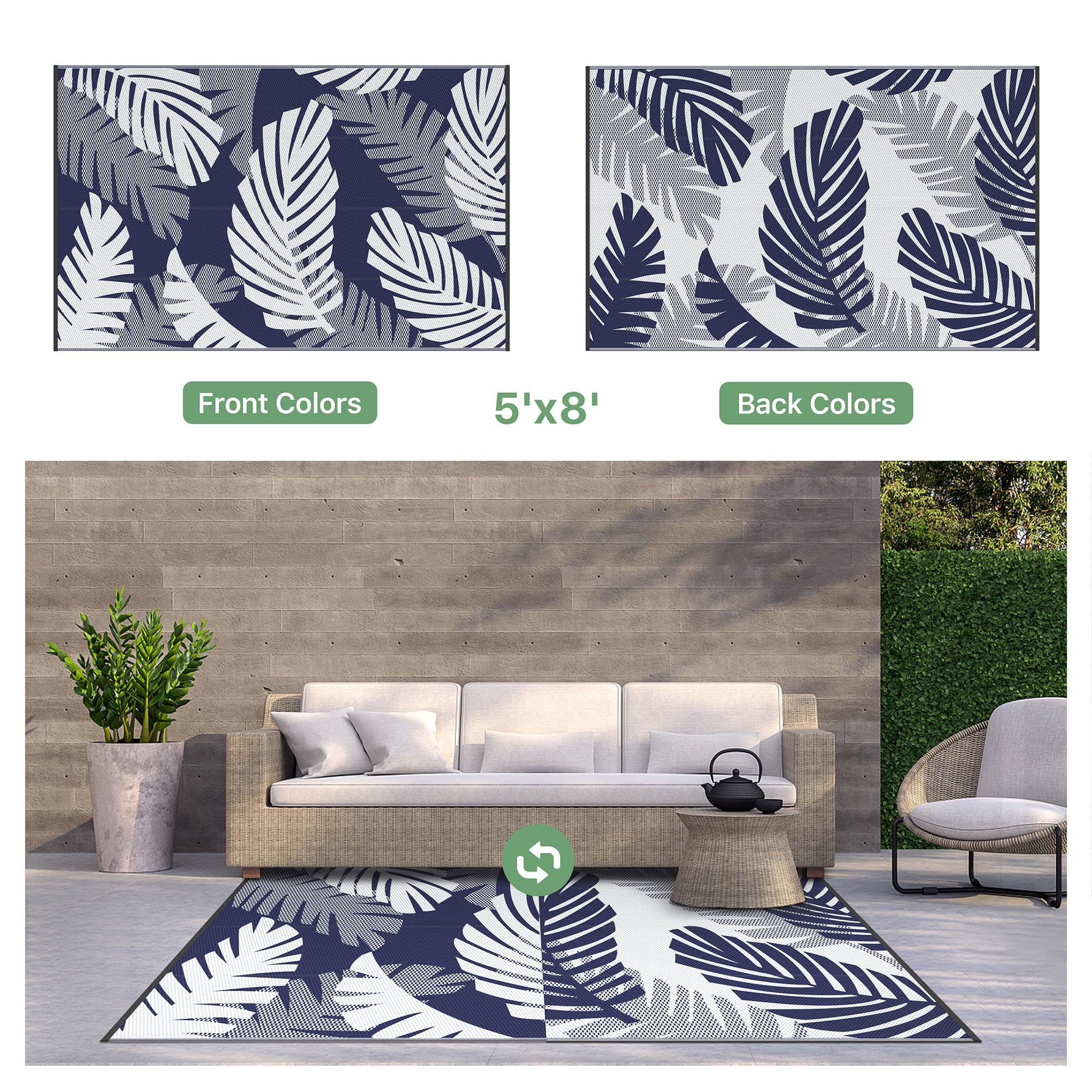 GENIMO alfombra junto a muebles para comparar tamaño y optimizar espacio