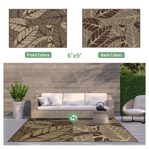 GENIMO detalle de la textura con diseño de hojas de palma resistente y decorativo