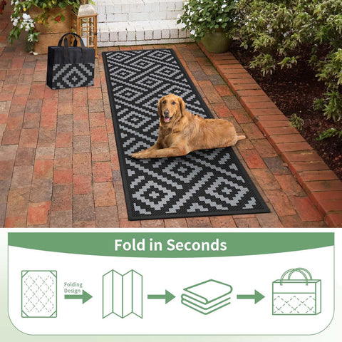 GENIMO alfombra junto a muebles para comparar tamaño y ajuste