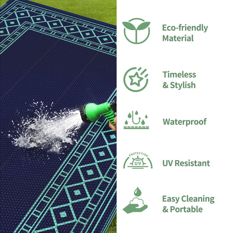 GENIMO etiqueta del material y recubrimiento UV indica protección solar