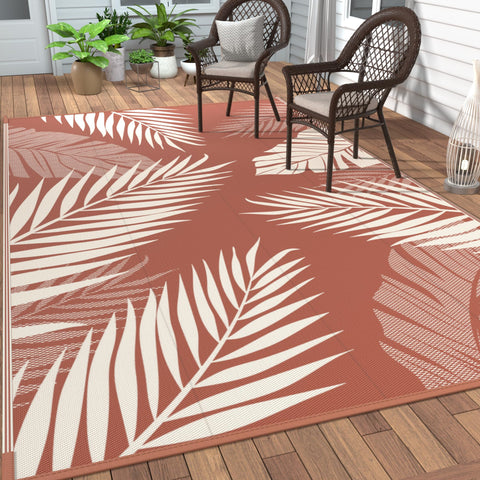 GENIMO vista frontal de alfombra brick red, aporta estilo y resistencia