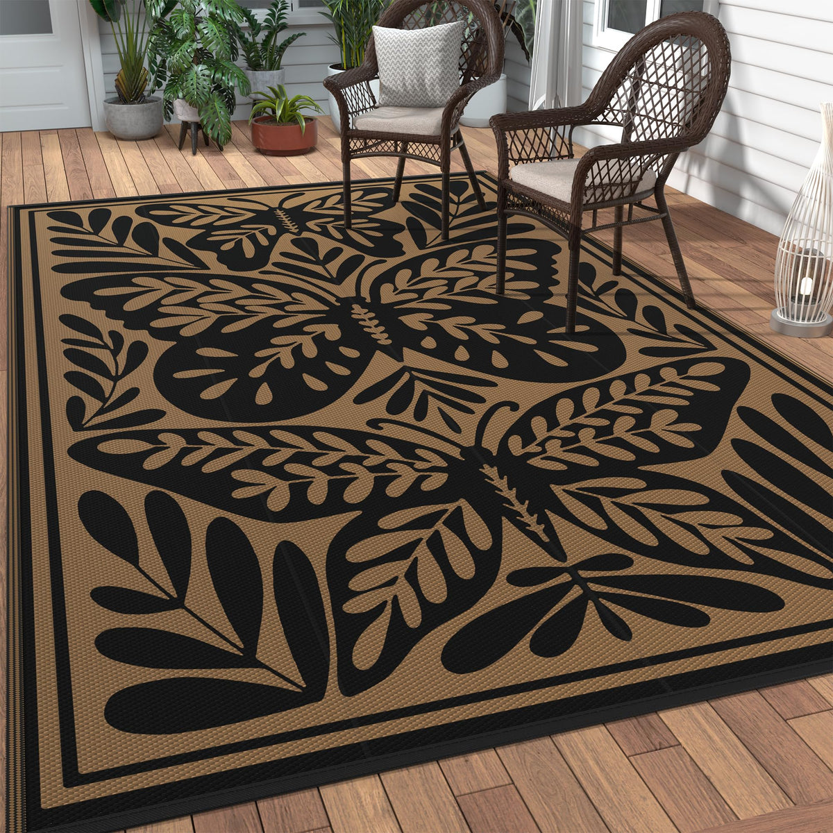GENIMO vista frontal de la alfombra exterior, aporta estilo y protección